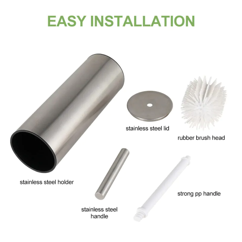 Toilet Brush Holder with Silicone Head TBR055 - Image 7