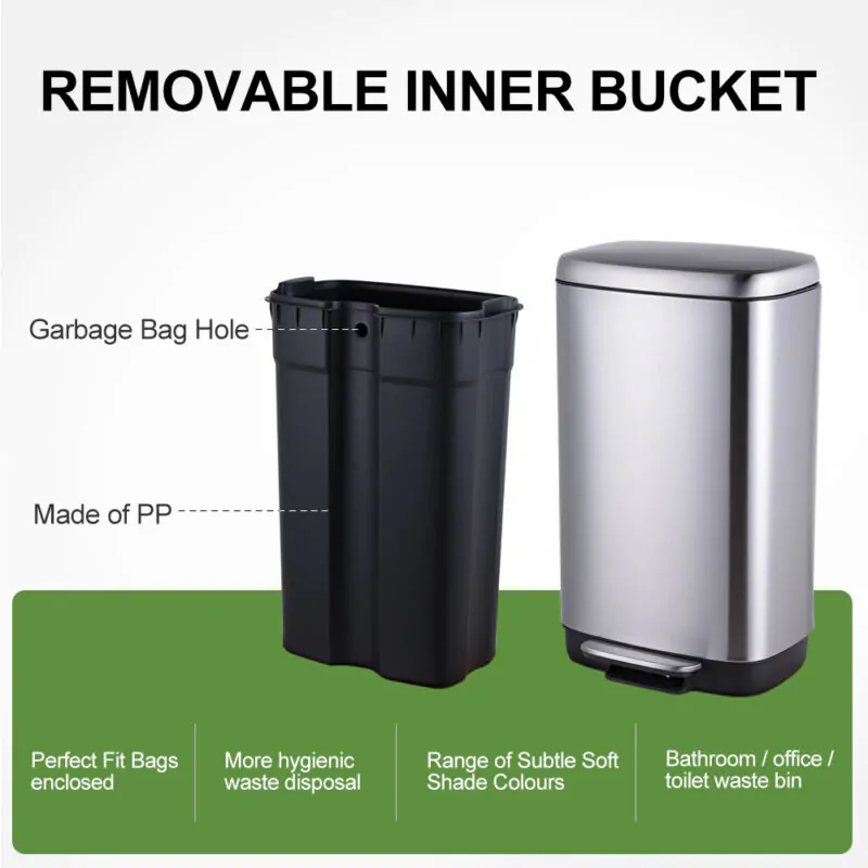 Hotel Room Pedal Waste Bin WBS079 - Image 5