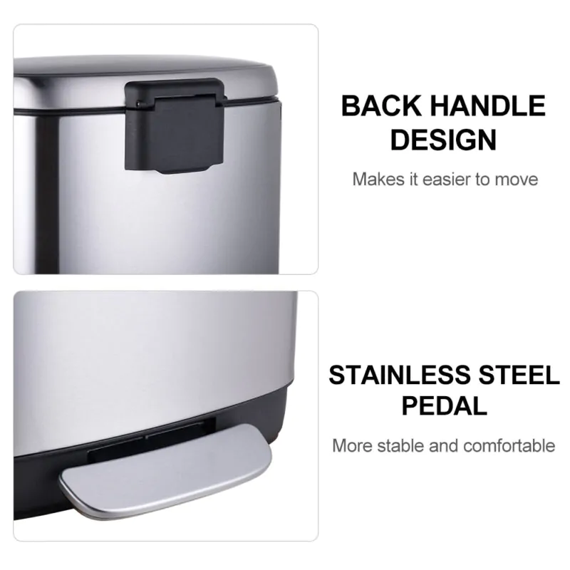 Hotel Room Pedal Waste Bin WBS079 - Image 6