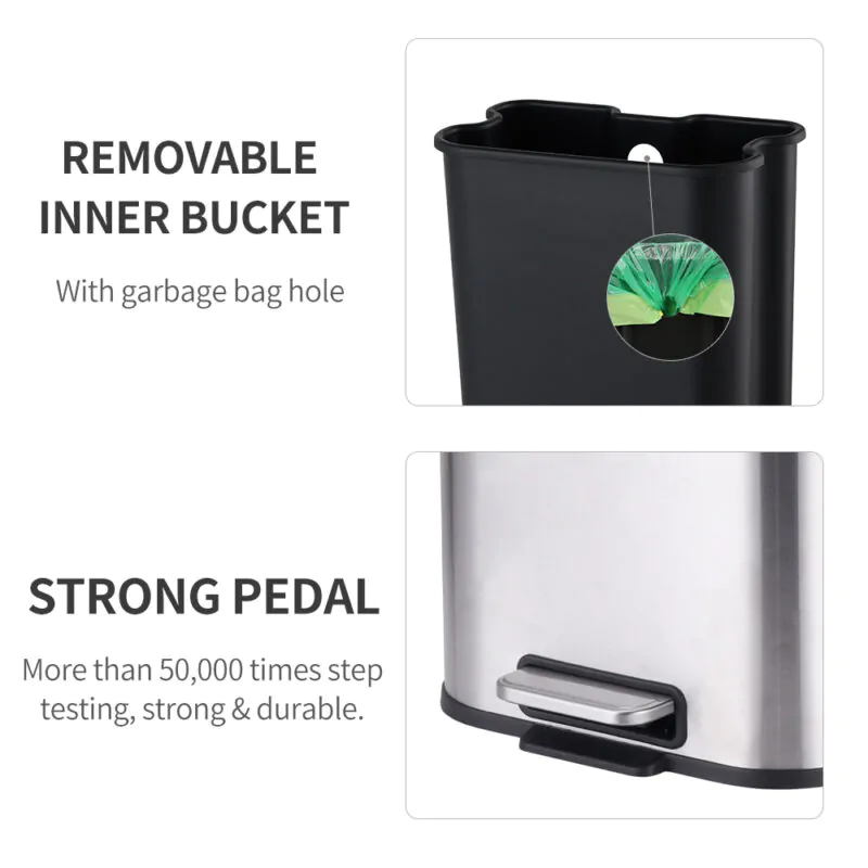 Kitchen toilet office trash can WBS015 - Image 7