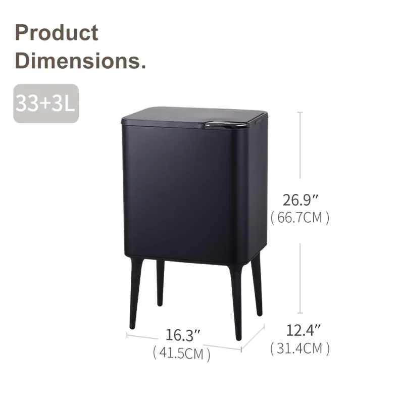 36L four-legged dustbin WBS121 - Image 3
