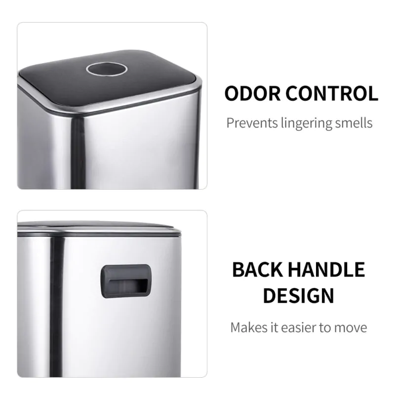 Garbage Bin Step Trash Can Pedal Bin WBS123 - Image 4