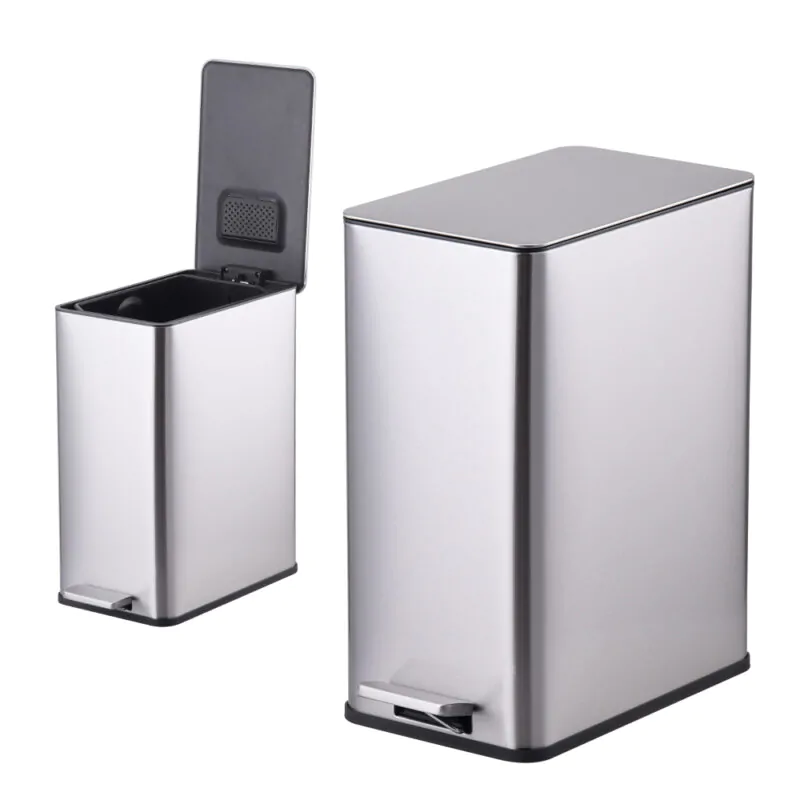 Bathroom Rectangular Trash Can WBS124