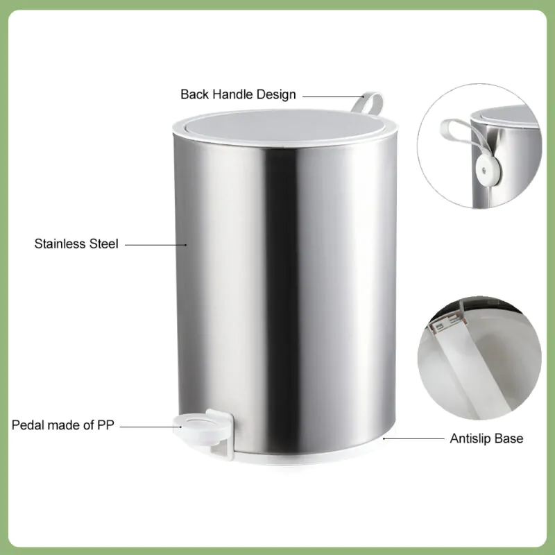 Step Pedal Garbage Trash Cans WBO021 - Image 4