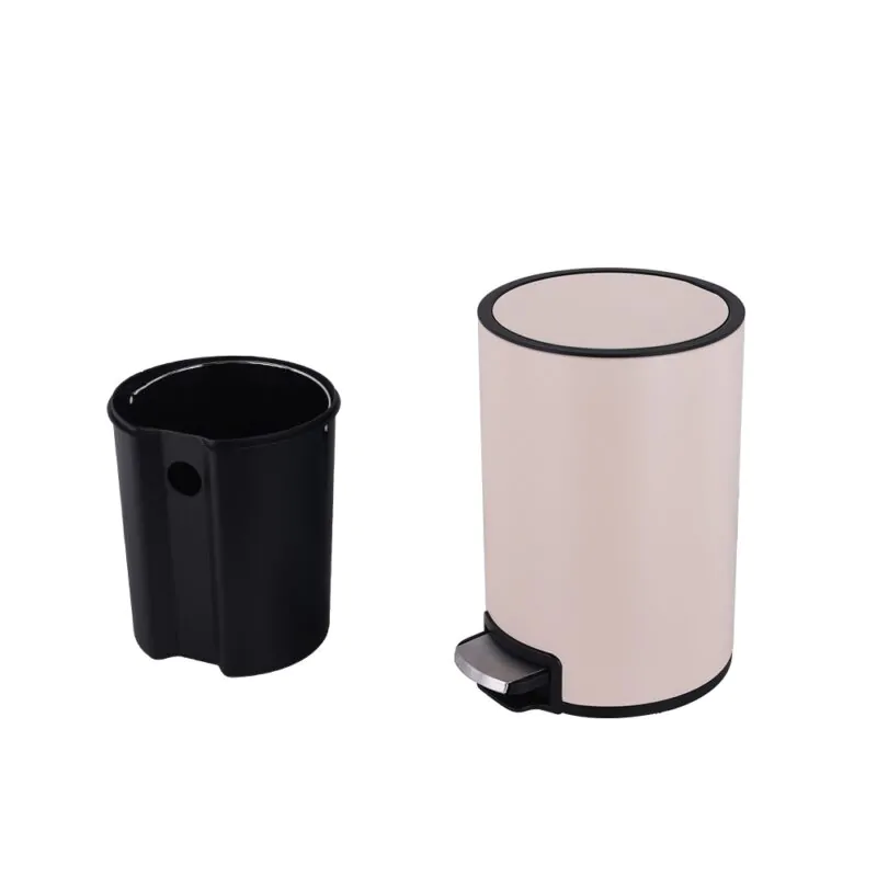 Trash Can with Plastic Inner Bucket WBR044L05