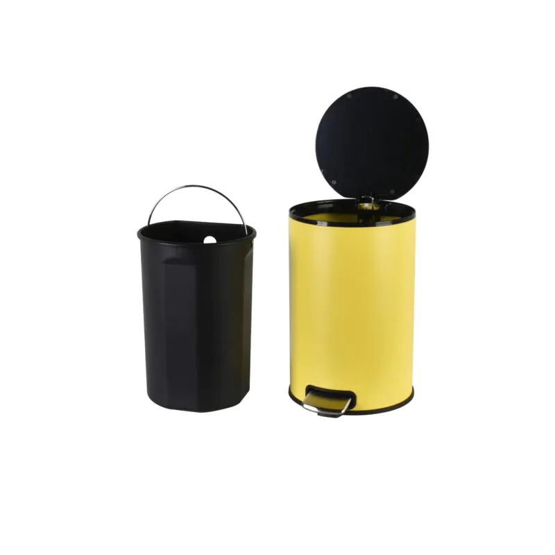 Trash Can with Plastic Inner Bucket WBR077L05 - Image 7