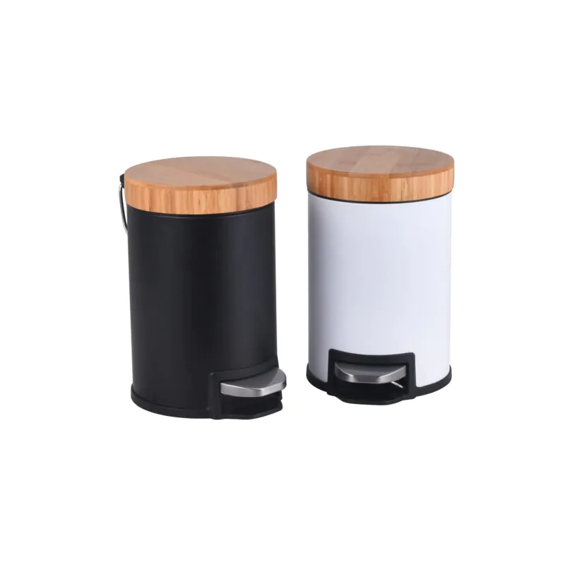 Black Trash Can WBR068L05 - Image 2