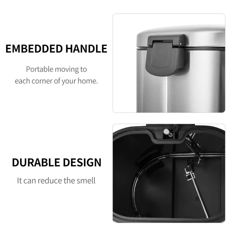 5L/30L Trash Can with Soft-Close WBO015 - Image 8