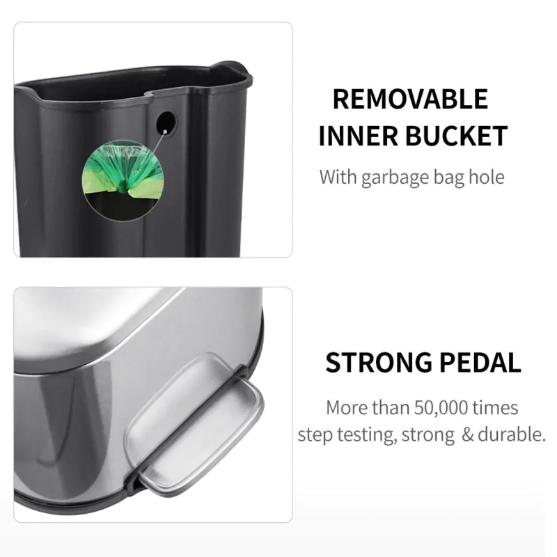 5L/30L Trash Can with Soft-Close WBO015 - Image 9