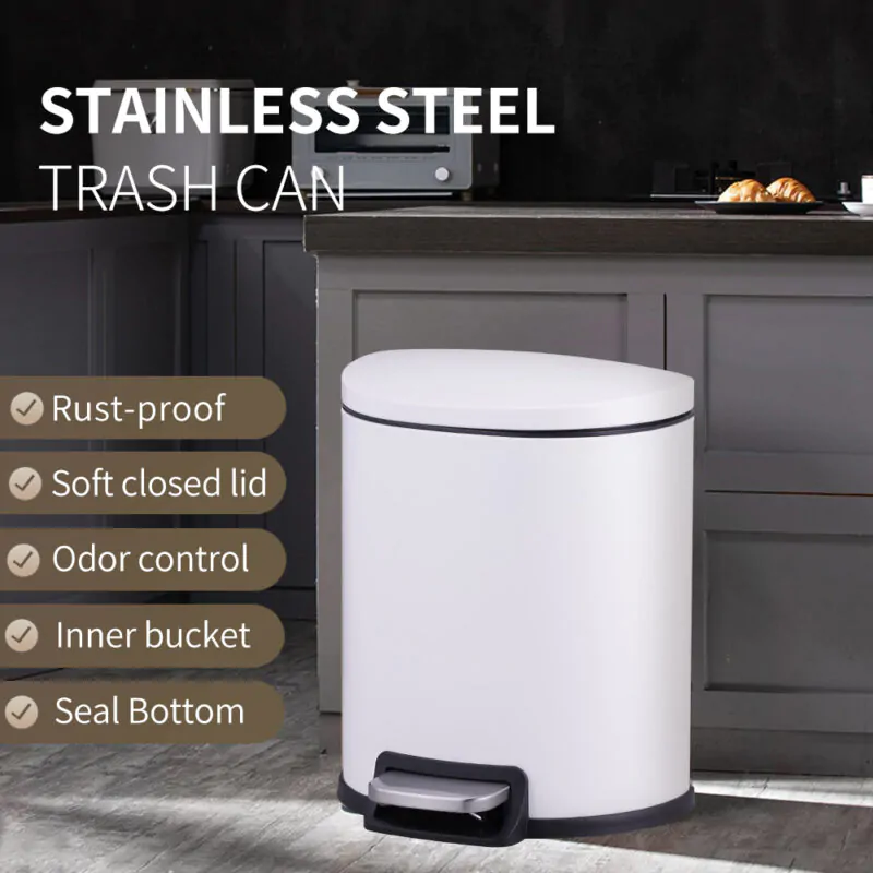 6L/50L Rectangle Trash Can WBO087 - Image 2
