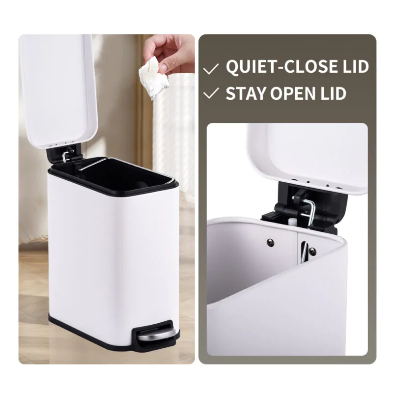 5L waste bin with pedal WBS137L05 - Image 4