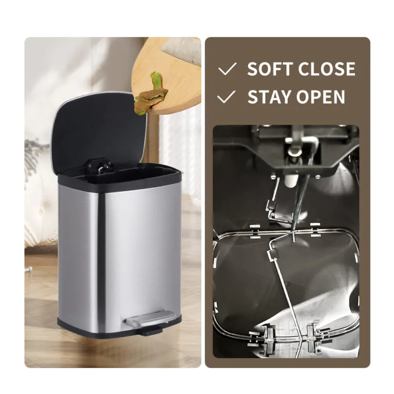 5L trash can square trash bin WBS139L05 - Image 5