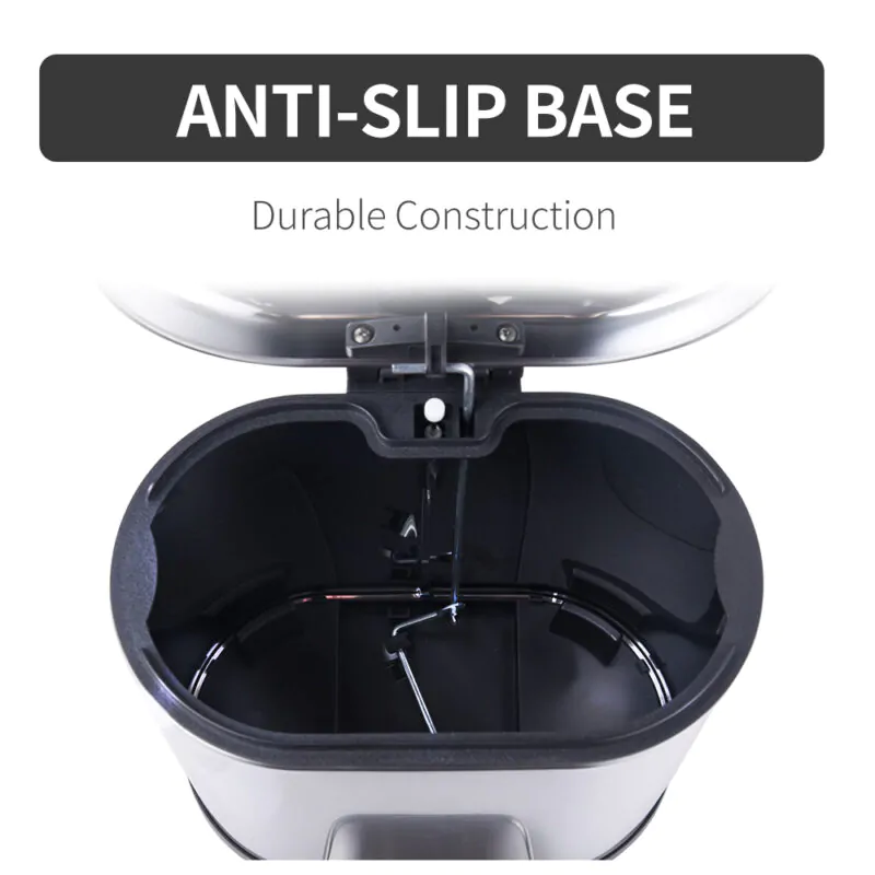 Trash Can with Inner Bucket Step-On  WBS142 - Image 8