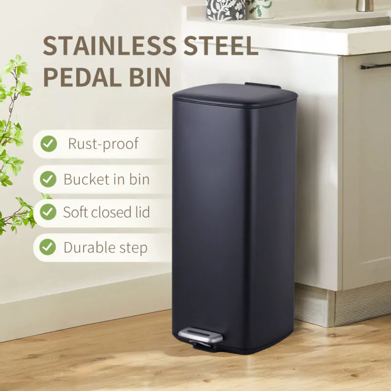 Large Garbage Bins 30L WBS143 - Image 2