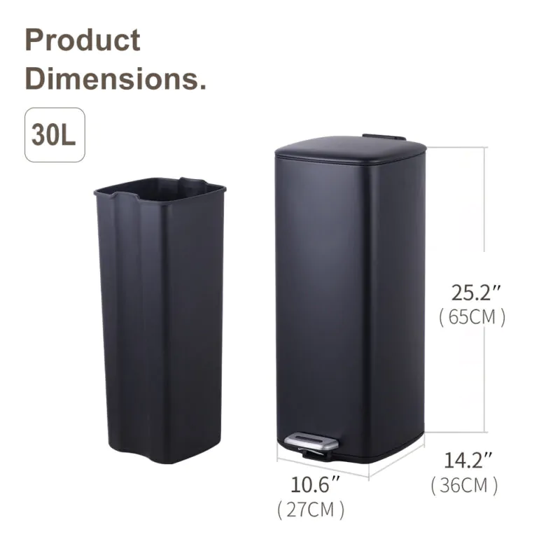 Large Garbage Bins 30L WBS143 - Image 3
