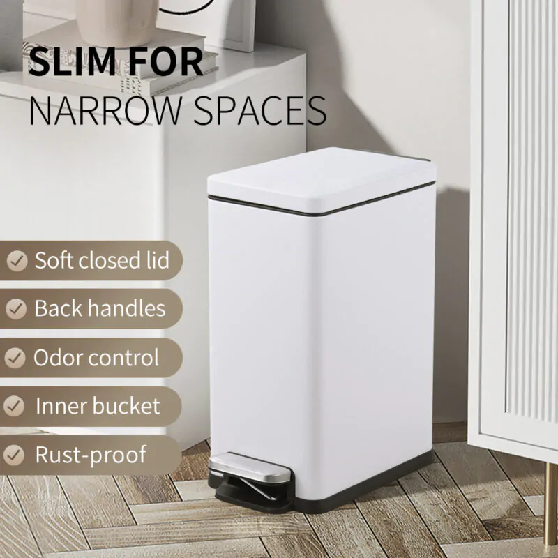 5L/9L Rectangle Trash Can WBS151 - Image 2