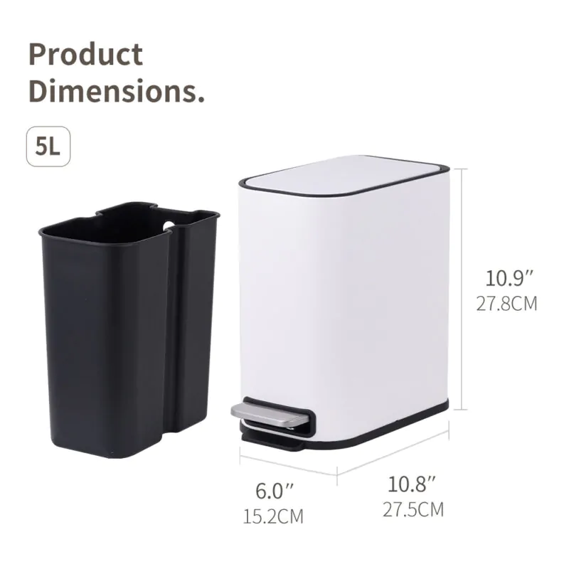 Rectangle Waste Basket WBS153 - Image 3