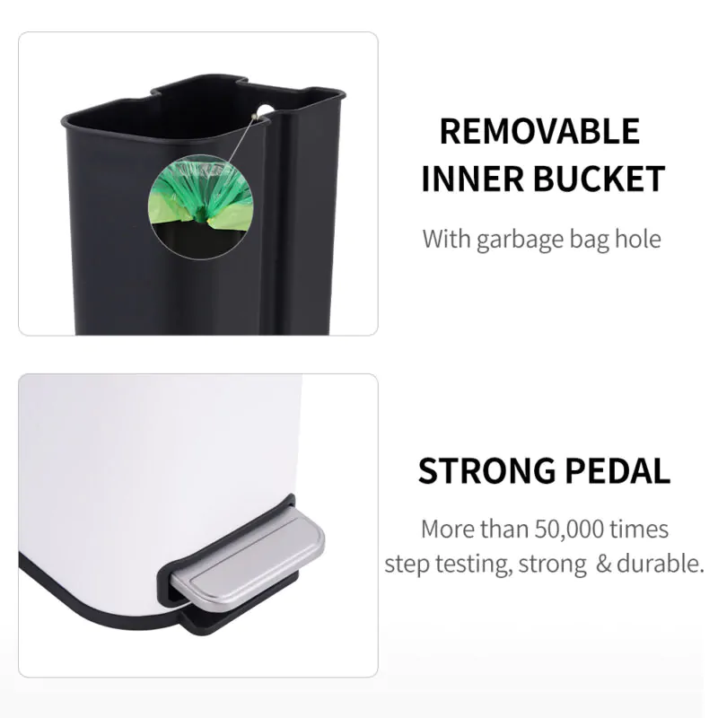 Rectangle Waste Basket WBS153 - Image 8
