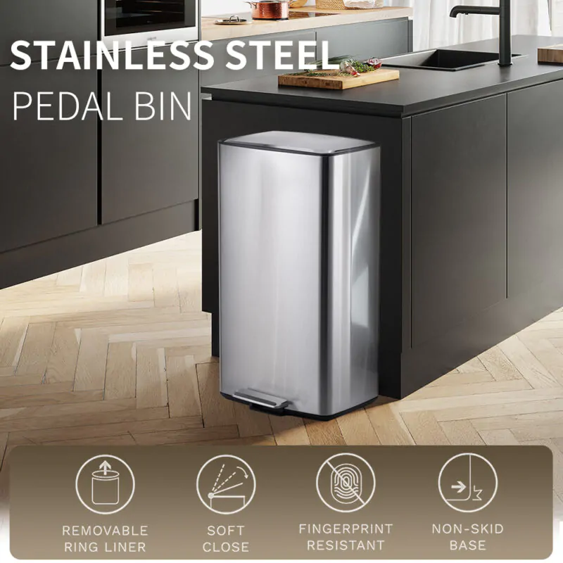 40LLarge Capacity Dual Garbage Can WBS157L40 - Image 2