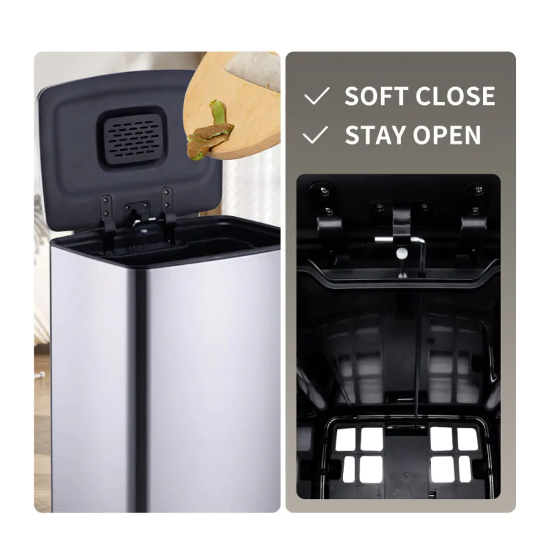 40LLarge Capacity Dual Garbage Can WBS157L40 - Image 6