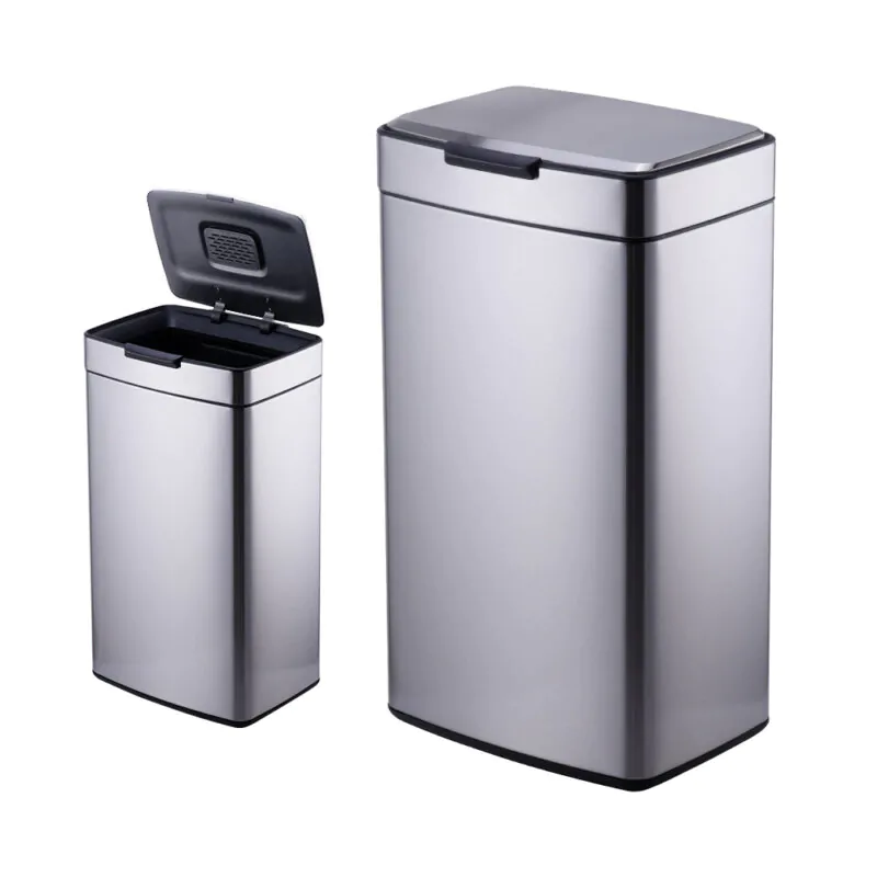40L soft close push waste bin WBS158L40