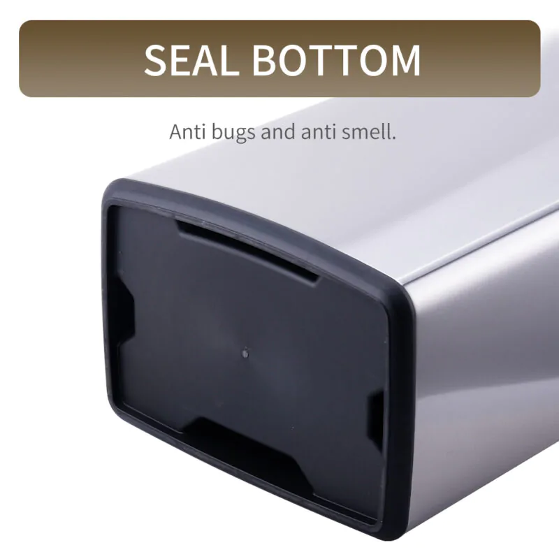 40L soft close push waste bin WBS158L40 - Image 9
