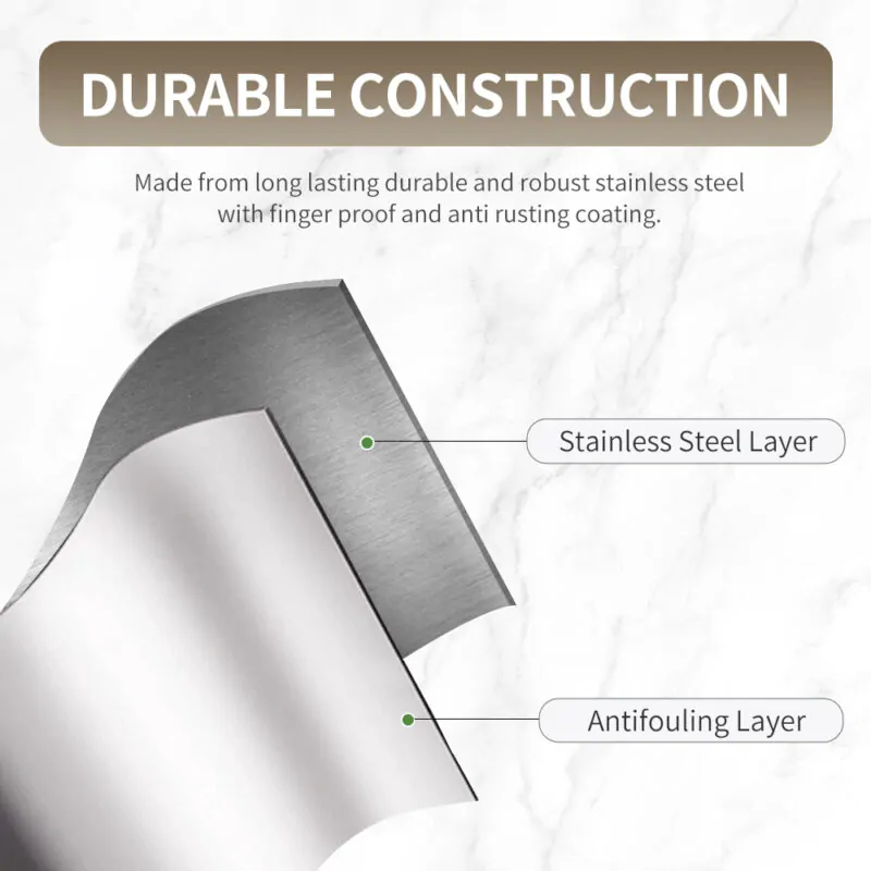 Full Sizes Stainless Steel Trash Can WBS160 - Image 4