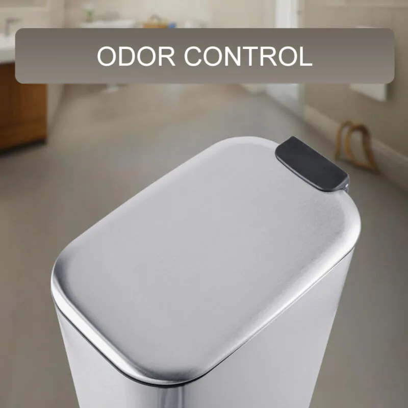 Trash bin with pedal and soft closing WBS171 - Image 5