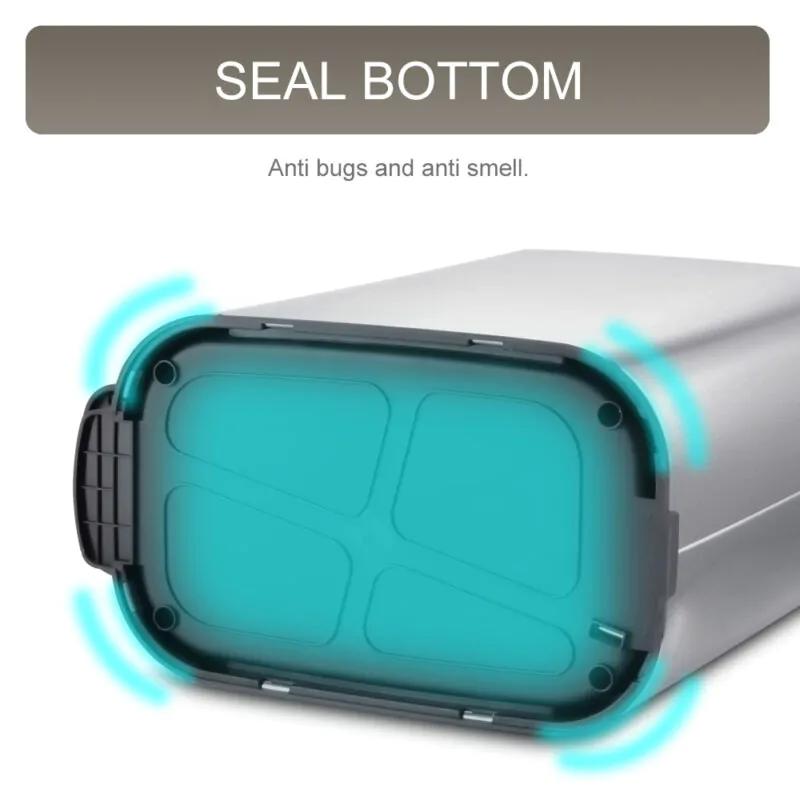 Trash bin with pedal and soft closing WBS171 - Image 10