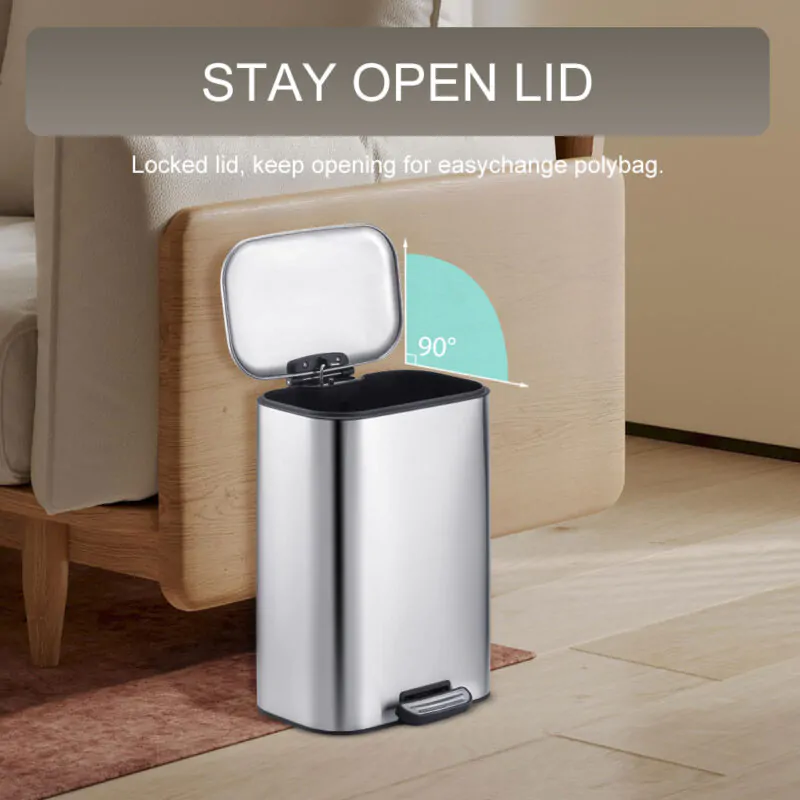 Rectangle Dust Bin with Soft Closing WBS172 - Image 8