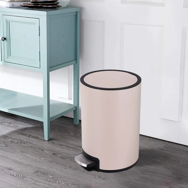Trash Can with Plastic Inner Bucket WBR044L05 - Image 5